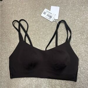 Lululemon Like a cloud bra NWT size 4 espresso